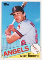 1985 Topps #258 Mike C. Brown Baseball Card