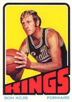 1972 Topps #116 Don Kojis Basketball Card
