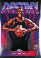 2023 Topps Chrome Destiny #D3 Scoot Henderson Basketball Card