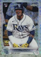 2022 Topps Chrome Logofractor Edition #80 Wander Franco SP Baseball Card