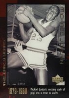 1999 Upper Deck Michael Jordan Career Collection #5 Michael Jordan The Early years Basketball Card