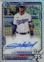 2021 Bowman Chrome Mega Box Autographs #LR Luis Rodriguez Baseball Card