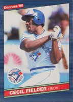1986 Donruss #512 Cecil Fielder Baseball Card
