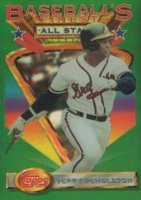 1993 Finest #101 Terry Pendleton Refractor Baseball Card