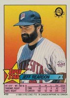 1989 O-Pee-Chee Stickers #33/20/275 Jeff Reardon/Nolan Ryan/Frank Tanana Baseball Card