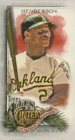 2022 Topps Allen & Ginter #12 Rickey Henderson Mini-A&G Back Baseball Card