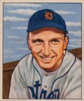 1950 Bowman #242 Dick Kryhoski Without Copyright Baseball Card