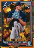 2024 Bowman Chrome Sapphire Edition #22 AJ Smith-Shawver Gold Baseball Card