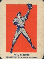 1952 Wheaties # Phil Rizzuto Action Baseball Card