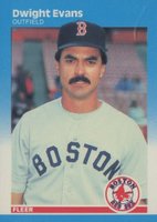 1987 Fleer Glossy #34 Dwight Evans Baseball Card