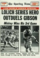 1969 Topps #168 World Series Game #7 Lolich Series Hero Baseball Card