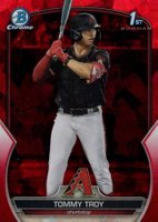 2023 Bowman Draft Sapphire Edition #BDC103 Tommy Troy Red Baseball Card