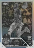 2023 Topps Chrome #200 Julio Rodriguez Negative Refractor Baseball Card