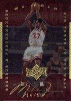 1999 Upper Deck MJ Athlete of the Century #35 Michael Jordan Gold Basketball Card