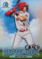 2023 Bowman Sights on September #SOS8 Matt Mclain Baseball Card