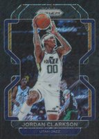 2021 Panini Prizm #127 Jordan Clarkson Black Shimmer 1/1 Basketball Card
