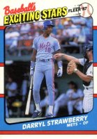 1987 Fleer Exciting Stars #41 Darryl Strawberry Baseball Card