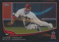 2013 Topps #536 Mike Trout Mini-Black Baseball Card