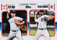 2010 Topps Legendary Lineage #LL53 Justin Verlander/Nolan Ryan Baseball Card