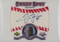 2001 Upper Deck Sweet Spot Signatures #S-FT Frank Thomas Baseball Card