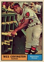 1961 Topps #296 Wes Covington Baseball Card