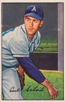 1952 Bowman #46 Carl Scheib Baseball Card