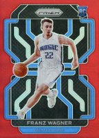 2021 Panini Prizm #310 Franz Wagner Red Prizm Basketball Card