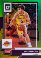 2022 Panini Donruss Optic #136 Austin Reaves Lime Green Basketball Card