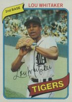 1980 Topps #358 Lou Whitaker Baseball Card