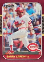 1987 Donruss Opening Day #191 Barry Larkin Baseball Card