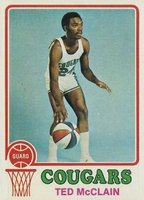1973 Topps #247 Ted McClain Basketball Card