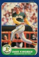 1986 Fleer #423 Dave Kingman Baseball Card