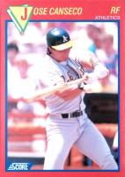 1989 Score Superstar #1 Jose Canseco Baseball Card