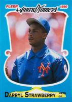 1990 Fleer Award Winners #38 Darryl Strawberry Baseball Card