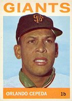1964 Topps #390 Orlando Cepeda Baseball Card