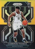 2021 Panini Prizm #297 Cameron Thomas Black Gold Prizm Basketball Card