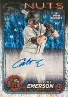2024 Topps Pro Debut #PD168 Colt Emerson Autograph-Sparkle Foil Baseball Card
