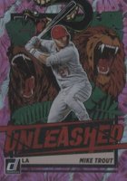 2021 Panini Donruss Unleashed #UNL2 Mike Trout Pink Fireworks Baseball Card