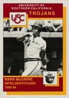 1990 USC Trojans # Mark McGwire Baseball Card