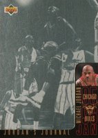 1996 Collector's Choice International German Jordan's Journal #J3 Michael Jordan Basketball Card