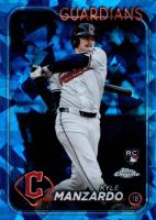 2024 Topps Chrome Sapphire Update Series #262 Kyle Manzardo Baseball Card