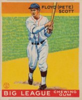 1933 Goudey #70 Pete Scott Baseball Card