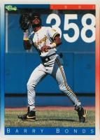 1992 Classic #T70 Barry Bonds Series II Baseball Card