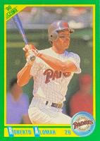 1990 Score #12 Roberto Alomar Baseball Card