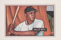 1989 Bowman Inserts # Willie Mays 1951 Reprint Baseball Card