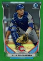 2014 Bowman Draft Picks #CDP2 Kyle Schwarber Chrome-Green Refractor Baseball Card