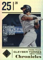2018 Panini Chronicles #60 Gleyber Torres Press Proof Baseball Card