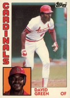 1984 Topps Tiffany #362 David Green Baseball Card