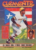 1987 Donruss # Roberto Clemente Puzzle Card Baseball Card