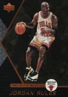 1998 Upper Deck Ovation Jordan Rules #J3 Michael Jordan Basketball Card